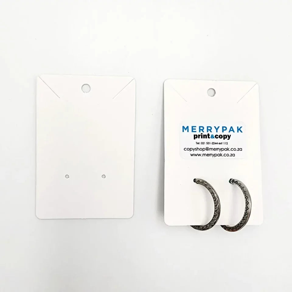 Jewellery Card 2 Hole