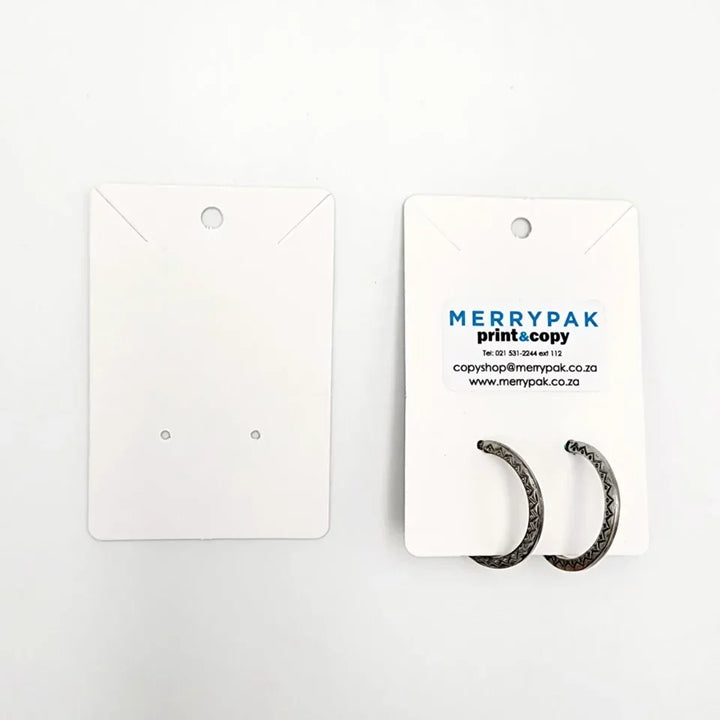 Jewellery Card 2 Hole