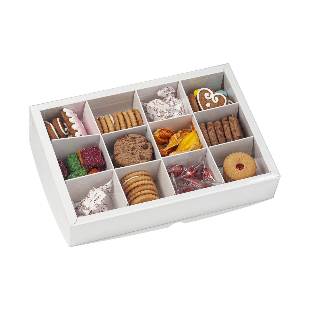 Large Snack Tray with Clear Lid