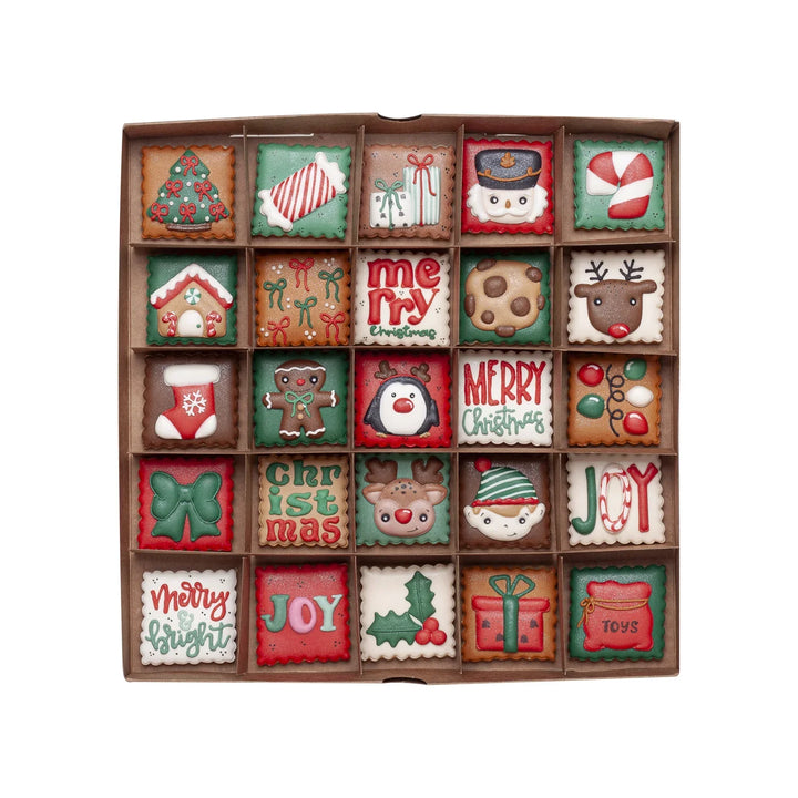 24 Day Ribbon Advent Calendar Box