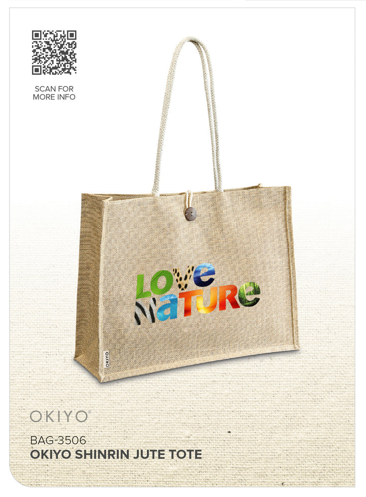 Okiyo Shinrin Jute Tote