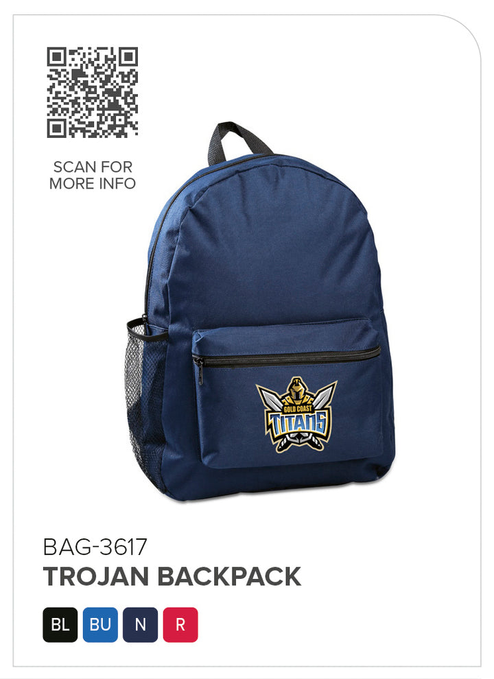 Trojan Backpack-Backpacks-Personalised Backpacks South Africa​-Just Brand