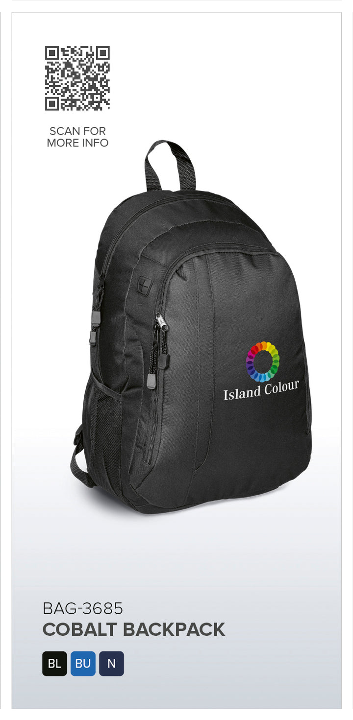 Cobalt Backpack-Backpacks-Personalised Backpacks South Africa​-Just Brand