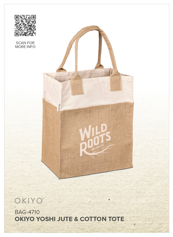 Okiyo Yoshi Jute & Cotton Tote