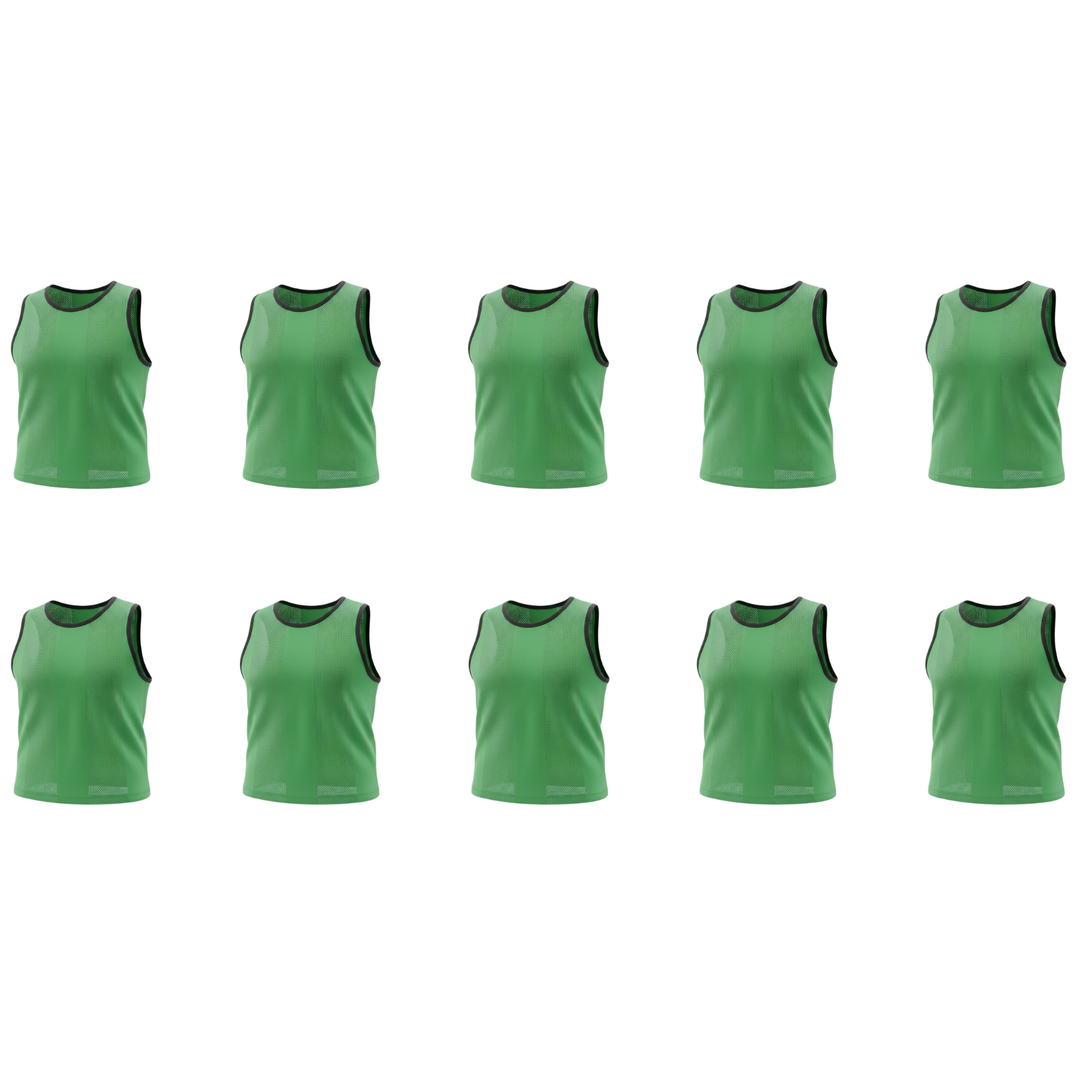 Grip Close End Bibs | Set of 10 | Green