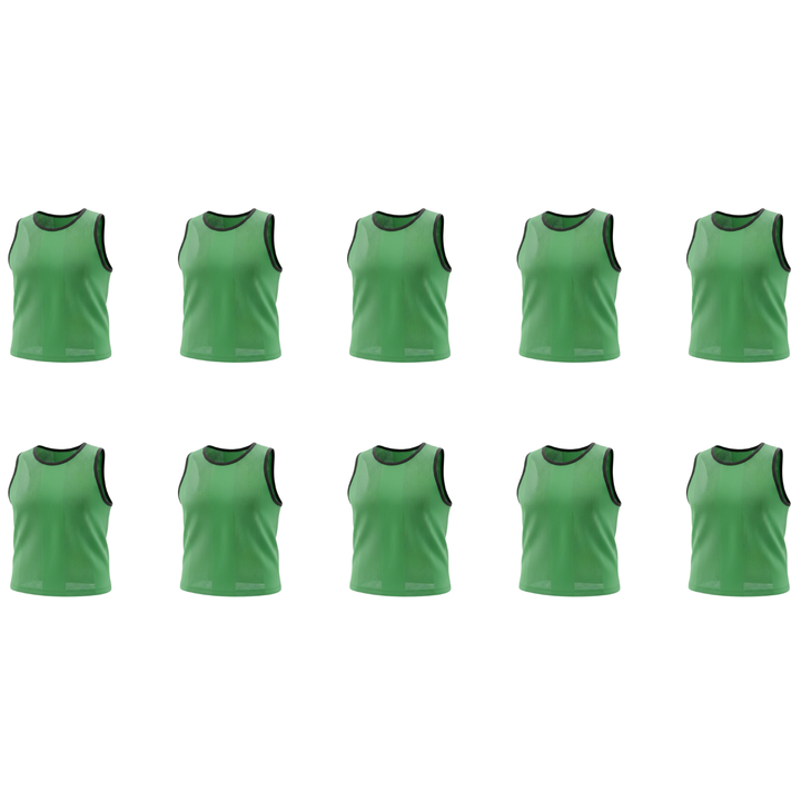 Grip Close End Bibs | Set of 10 | Green