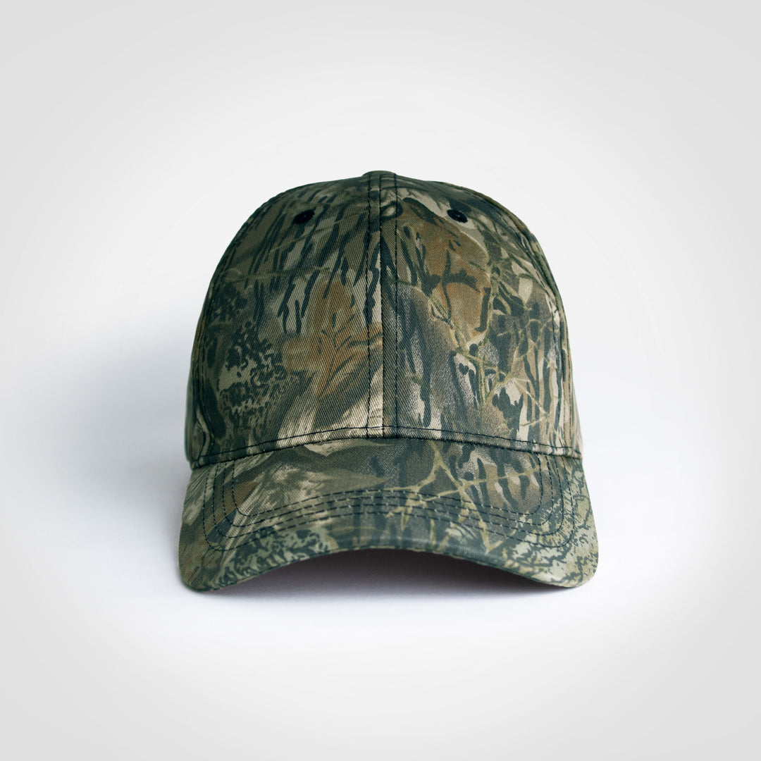 Basic 6 Panel Camo Cap-6 Panel Caps-Just Brand