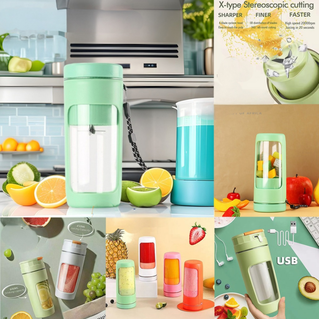 450ml Portable Mini Juicer Double Layer