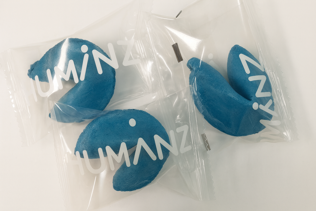 Rainbow Bites custom branded fortune cookies