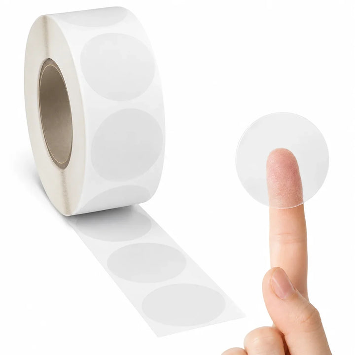 Clear Round Stickers