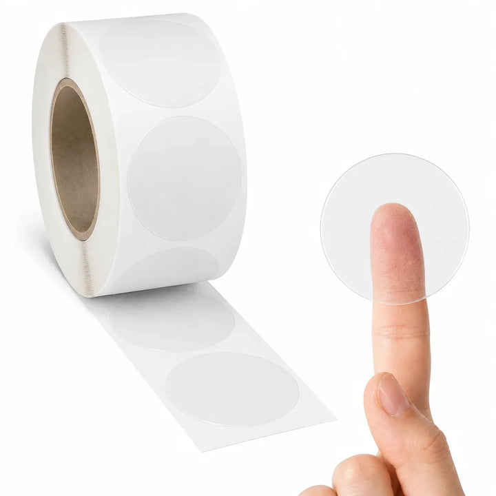 Clear Round Stickers