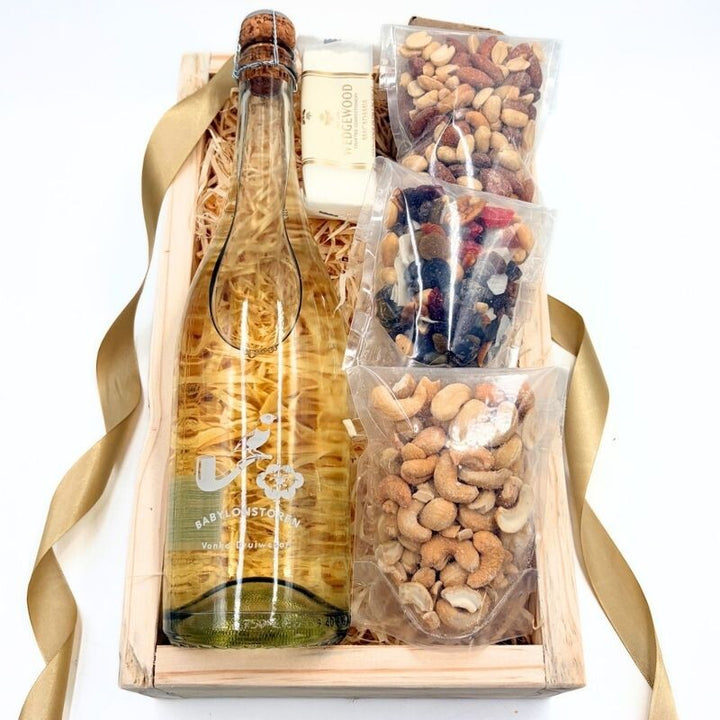 Sparkling Grape Juice & Nut Collection Gift Hamper