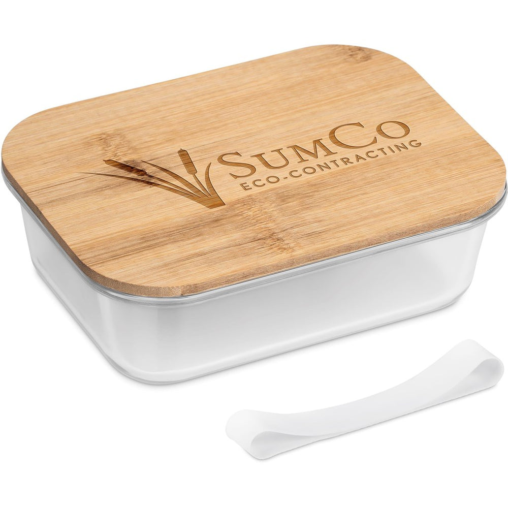 Okiyo Moshi Glass & Bamboo Lunch Box-Kitchen Essentials-corporate gift ideas for employees-branded corporate gifts | corporate gifts south africa | Just Brand