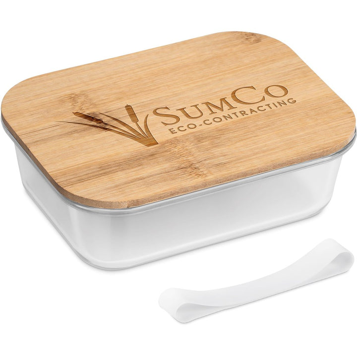 Okiyo Moshi Glass & Bamboo Lunch Box-Kitchen Essentials-corporate gift ideas for employees-branded corporate gifts | corporate gifts south africa | Just Brand