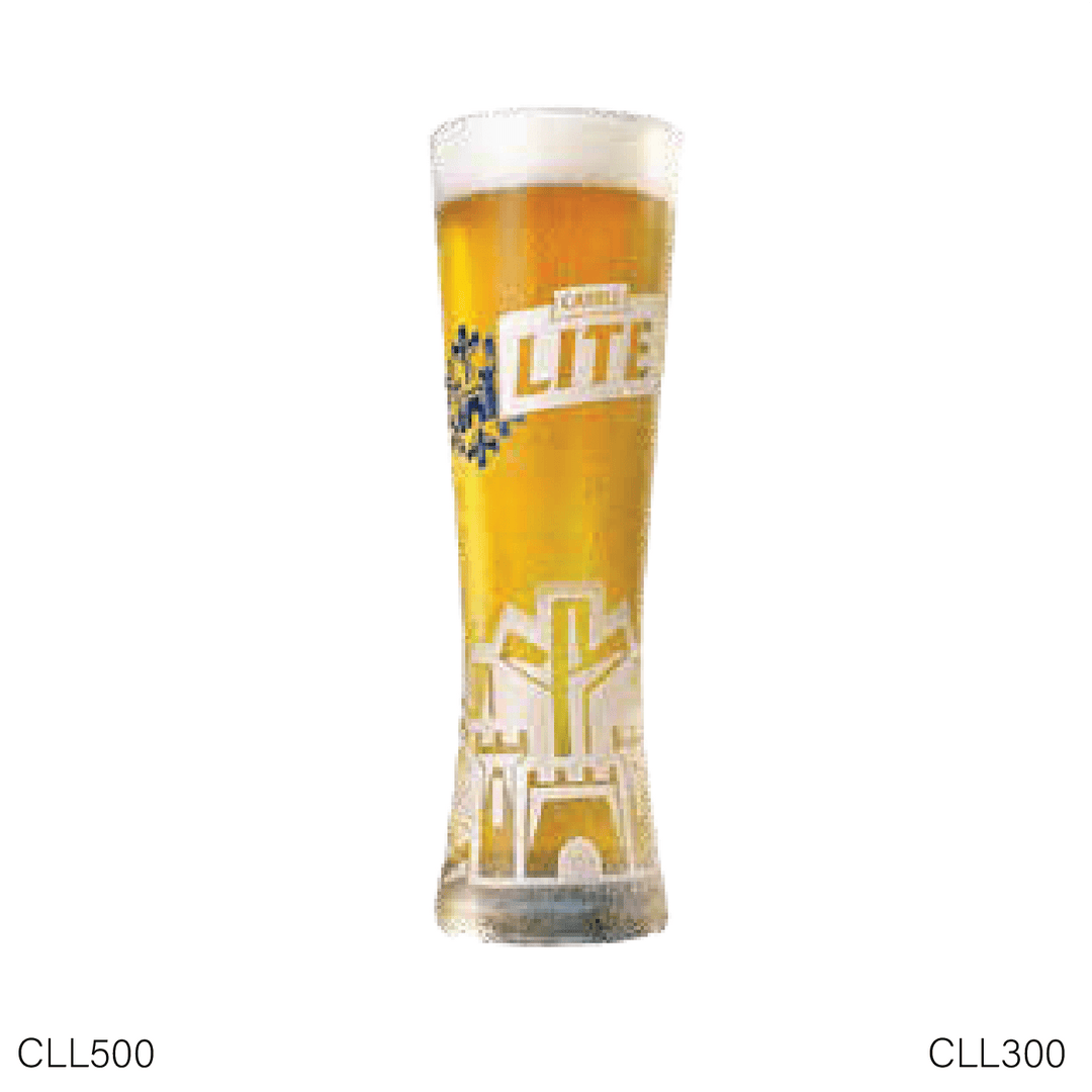 Castle Light Beer Glass 500ML