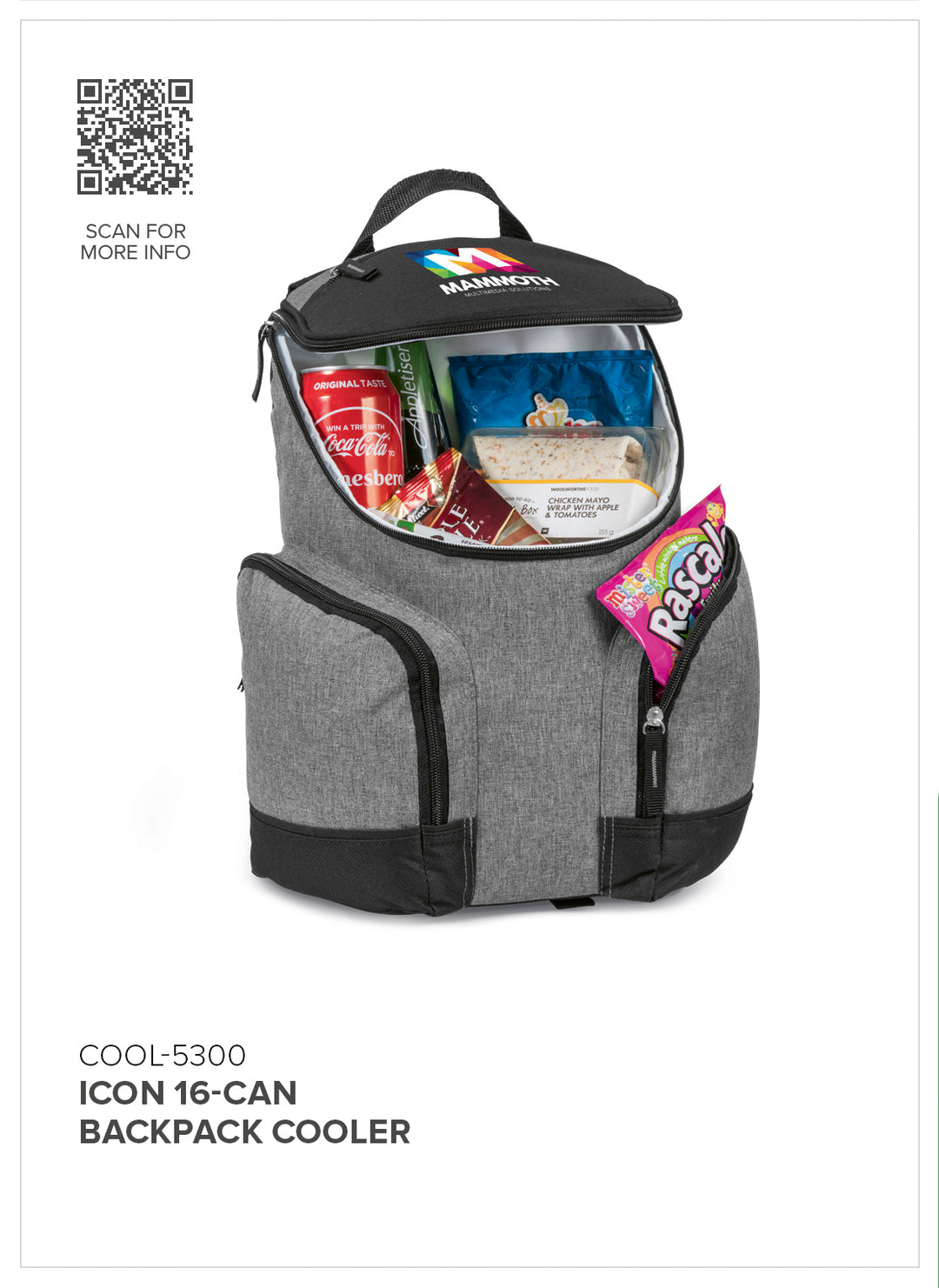 Icon 16-Can Backpack Cooler