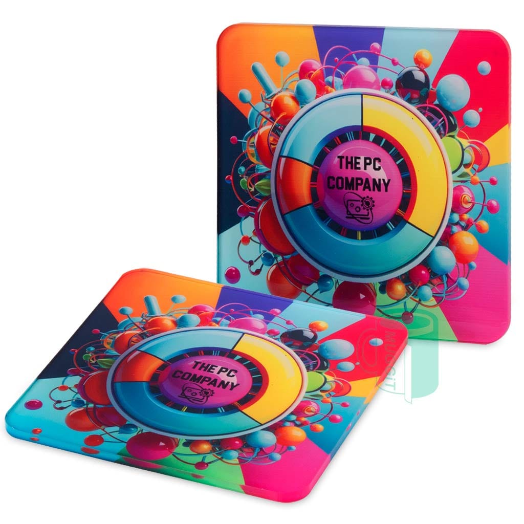 2-Tone Sublimer Coasters - product view 3