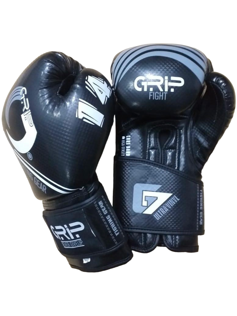 Grip FS Boxing Gloves | G7 Supreme Vinyl | Black