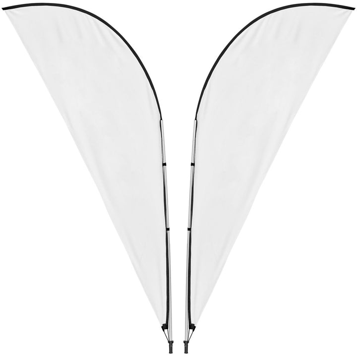 Legend 3M Sublimated Sharkfin Double-Sided Flying Banner - 1 complete unit
