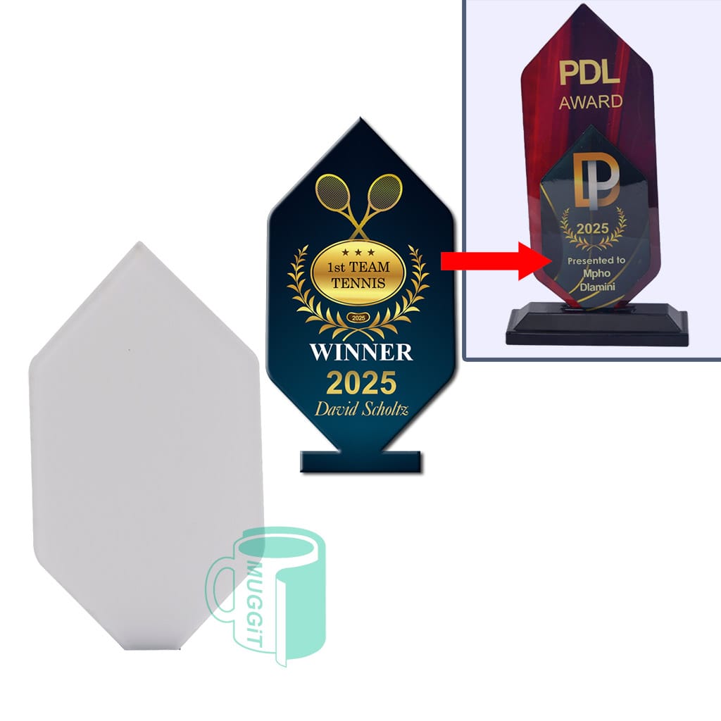 DIY Trophy Insert - Obelisk Small - product view 1