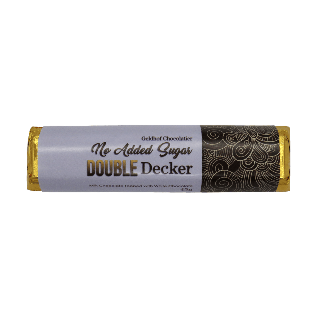 Geldhof Double-Decker Chocolate Bar [No-Added Sugar]