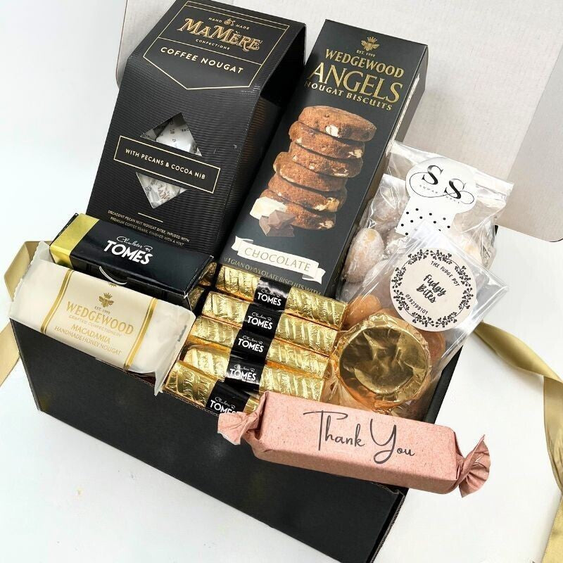Gold & Black Thank You Gift Box
