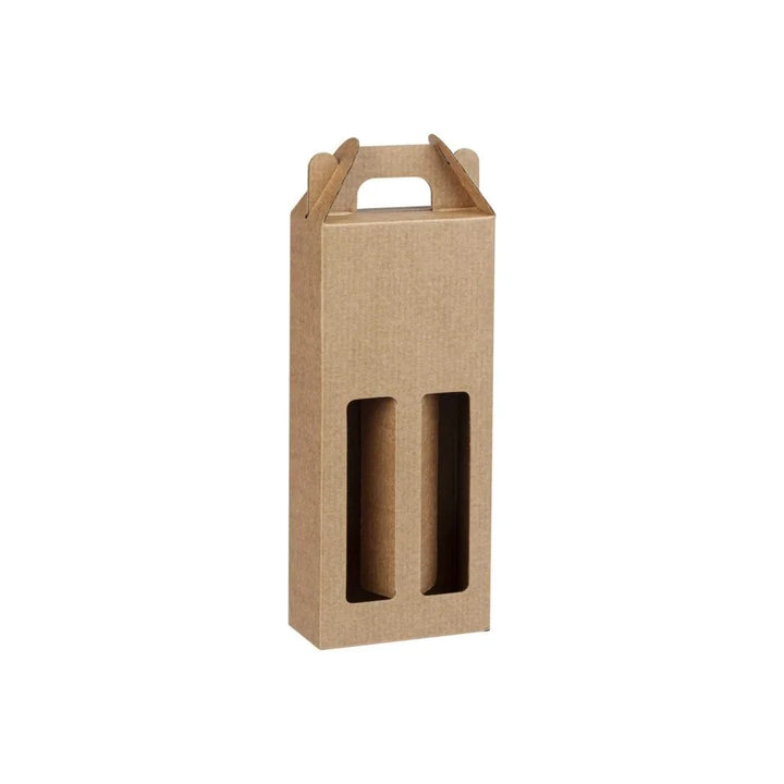 2 Bottle Gable Top Dorica Box