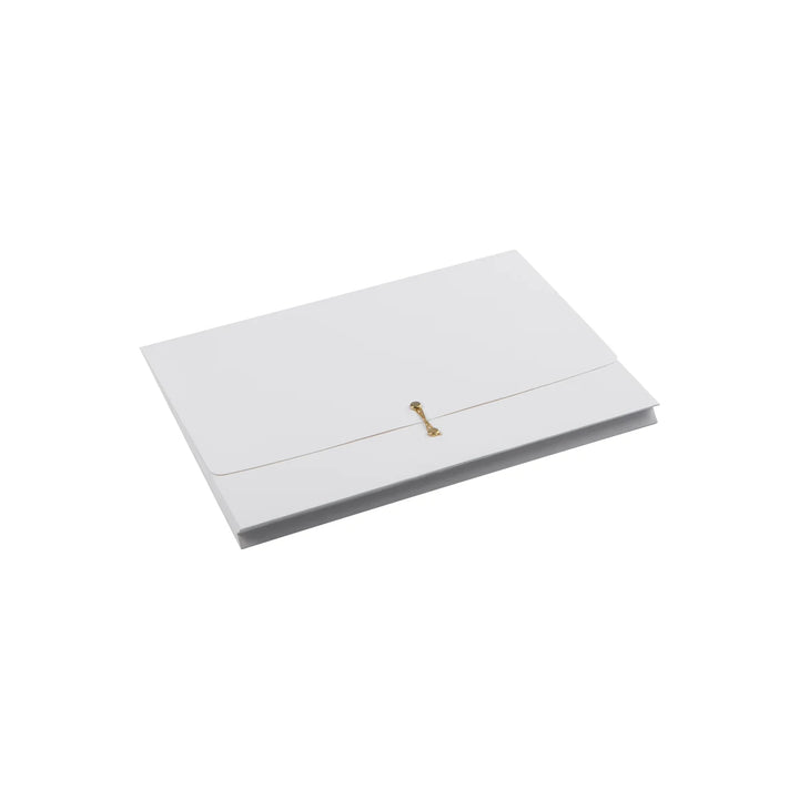 A4 Document Wallet with Gold Stud