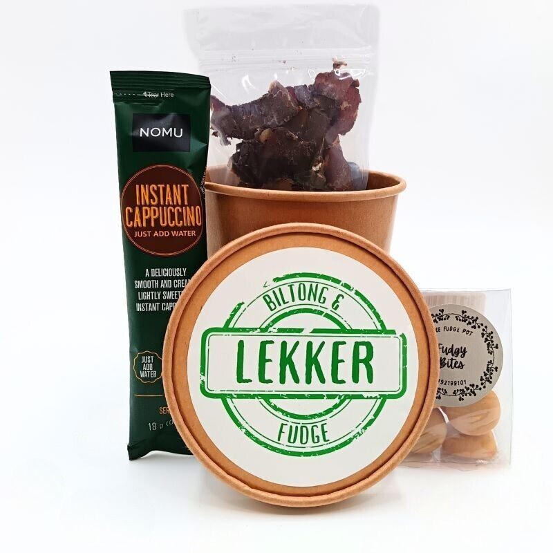 Lekker Biltong & Fudge Tub