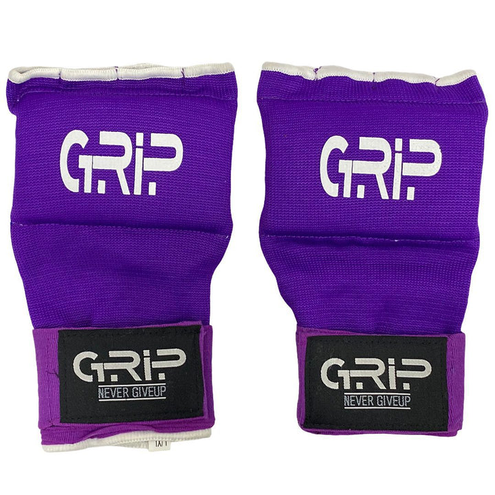 Grip Gel Boxing Hand wraps inner Gloves Men Women Quick 100cm length | Practice | Purple