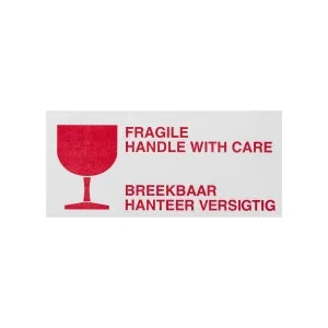 Tower White Fragile Labels