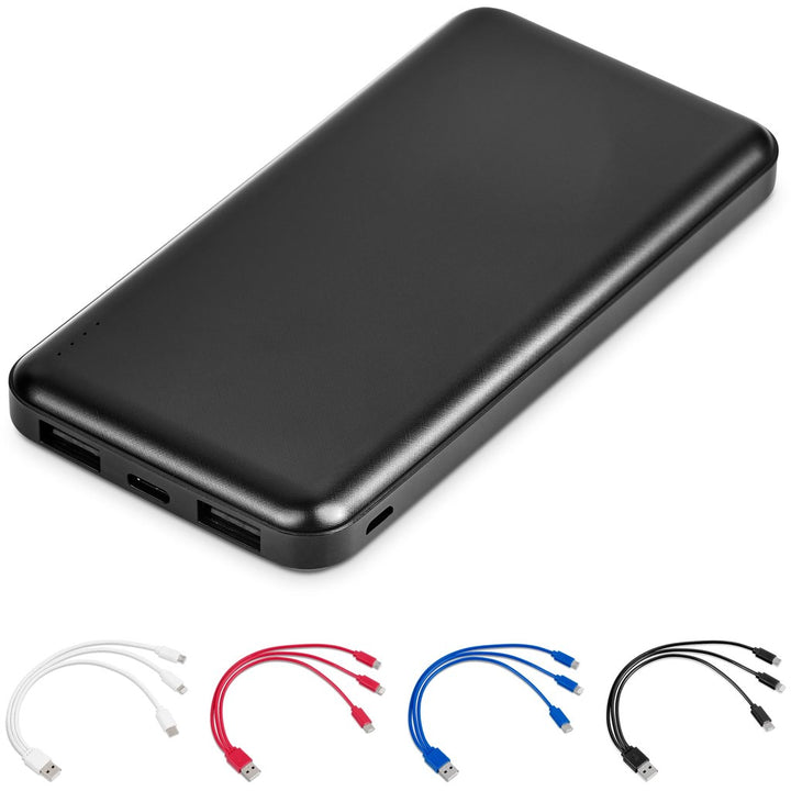 Kingpin Black 10 Compact Power Bank -  10,000mAh