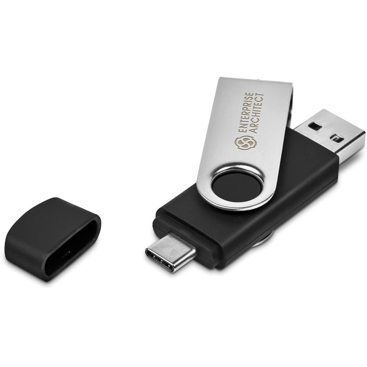 Shuffle Glint Flash Drive – 32GB - Silver