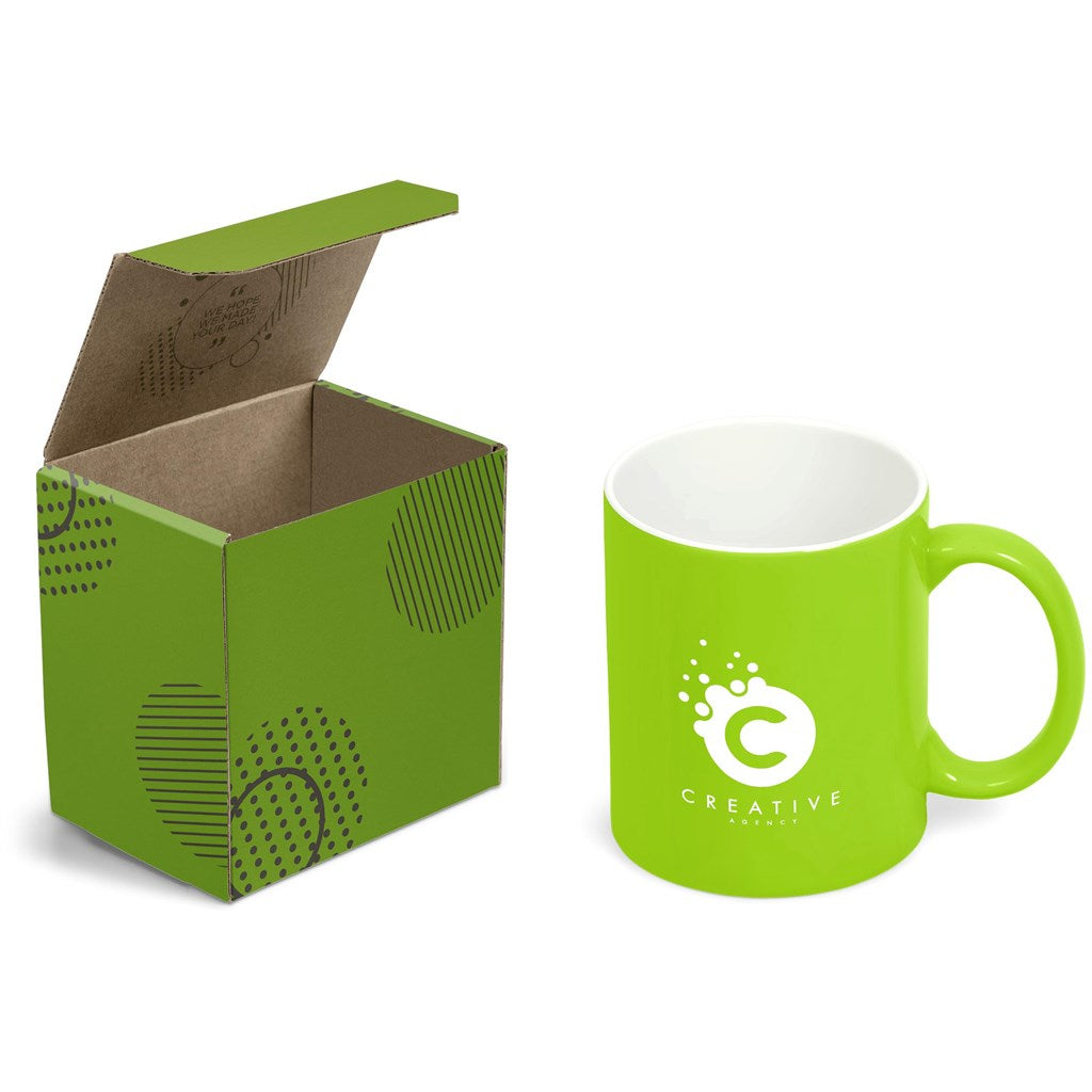 Omega Mug in Bianca Custom Gift Box | Custom branded mugs | Just Brand