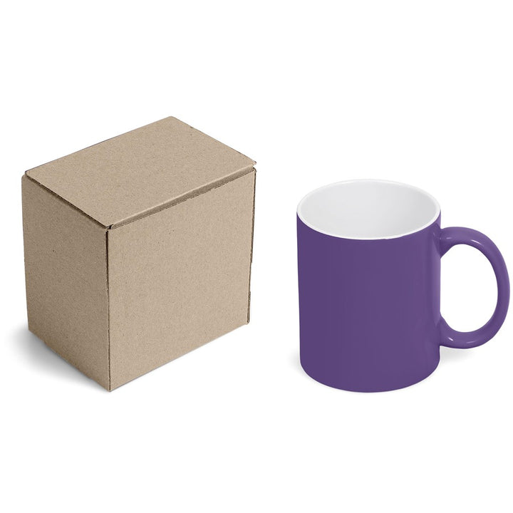 Omega Mug in Bianca Custom Gift Box | Custom branded mugs | Just Brand