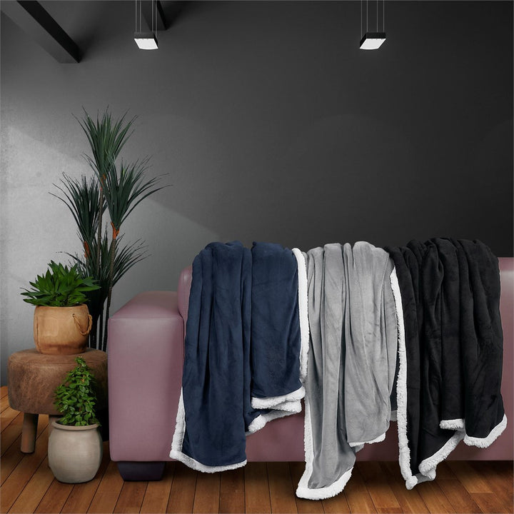 US Basic Mckinley Sherpa Fleece Blanket-Fleece Blankets-corporate gift ideas for employees-branded corporate gifts | corporate gifts south africa | Just Brand