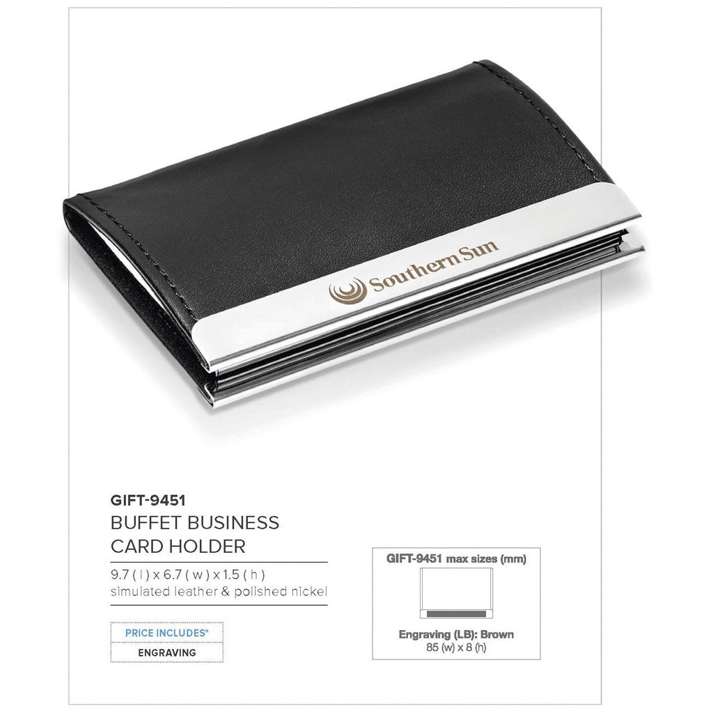 Altitude Buffet Business Card Holder