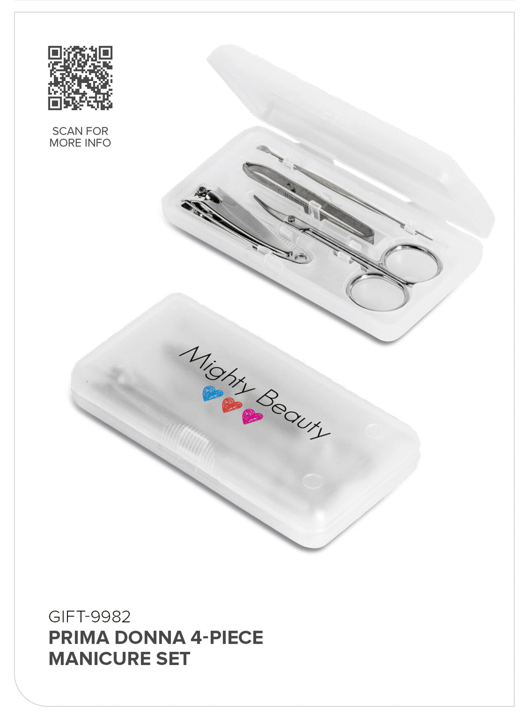 Altitude Prima Donna 4-Piece Manicure Set-Personal Care Products-corporate gift ideas for employees-branded corporate gifts | corporate gifts south africa | Just Brand