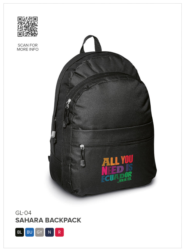 Sahara Backpack-Backpacks-Personalised Backpacks South Africa​-Just Brand