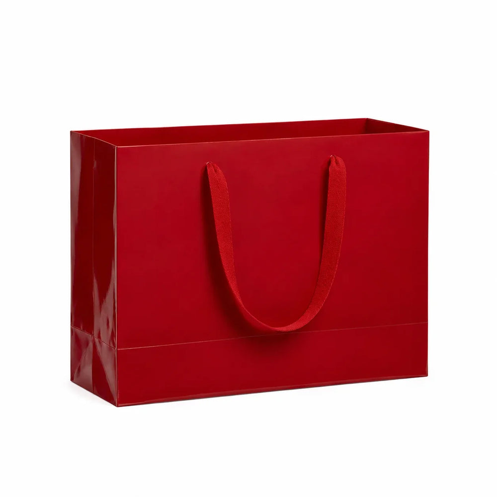 Gloss Red Carrier Bag