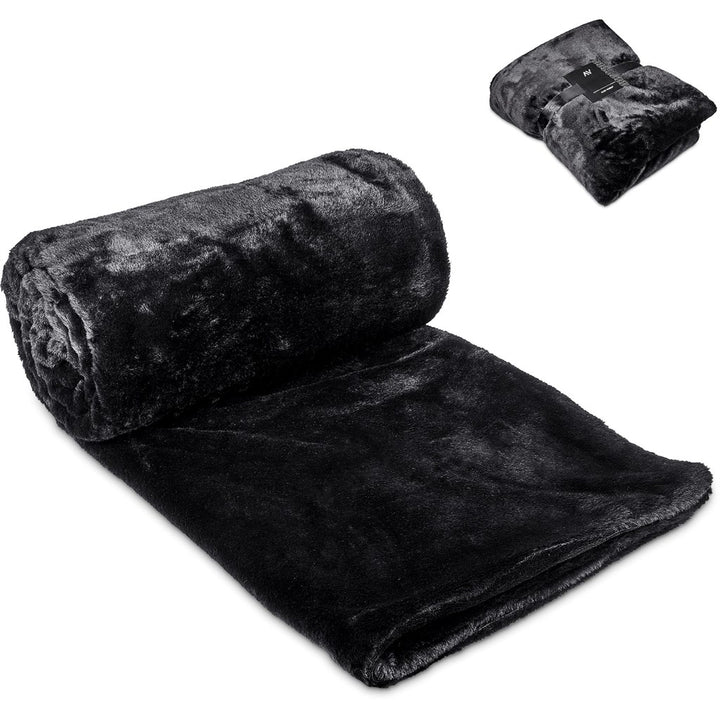 Alex Varga Palazzo Faux Fur Fleece Blanket-Fleece Blankets-corporate gift ideas for employees-branded corporate gifts | corporate gifts south africa | Just Brand