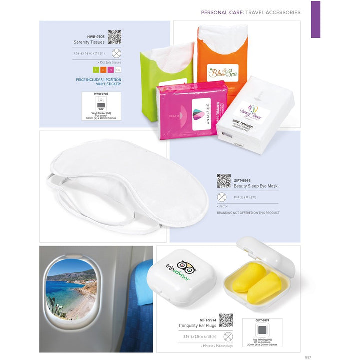 Serenity Tissues - 10 sheets-Wipes & Tissues-corporate gift ideas for employees-branded corporate gifts | corporate gifts south africa | Just Brand