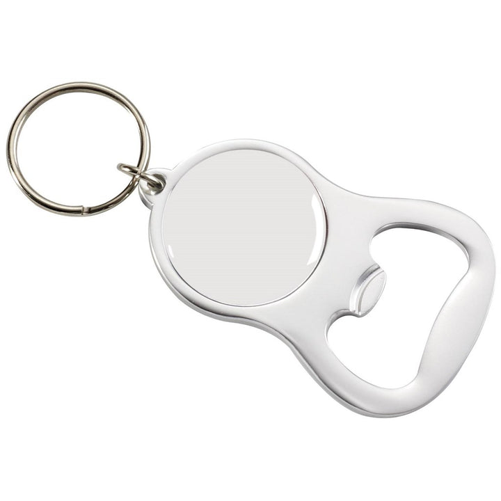 Altitude Chevron Dome Bottle Opener Keyholder-Keyholders-corporate gift ideas for employees-branded corporate gifts | corporate gifts south africa | Just Brand