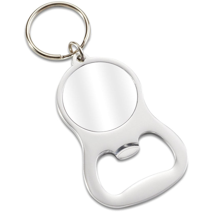 Altitude Chevron Dome Bottle Opener Keyholder-Keyholders-corporate gift ideas for employees-branded corporate gifts | corporate gifts south africa | Just Brand