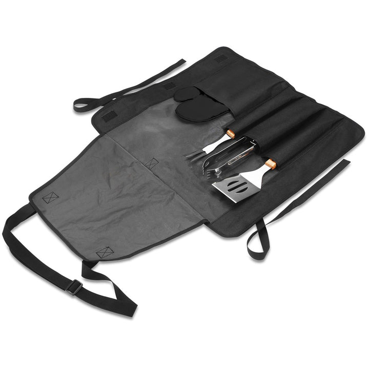 Altitude Griller 4-Piece Braai Apron Set-Braai Sets-corporate gift ideas for employees-branded corporate gifts | corporate gifts south africa | Just Brand