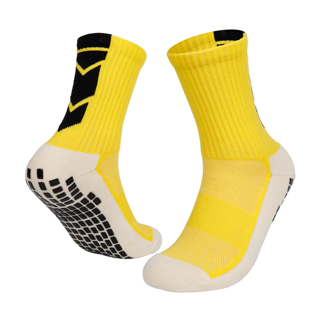 Grip Star Anti Slip Soccer Socks | Multi Color | Yellow