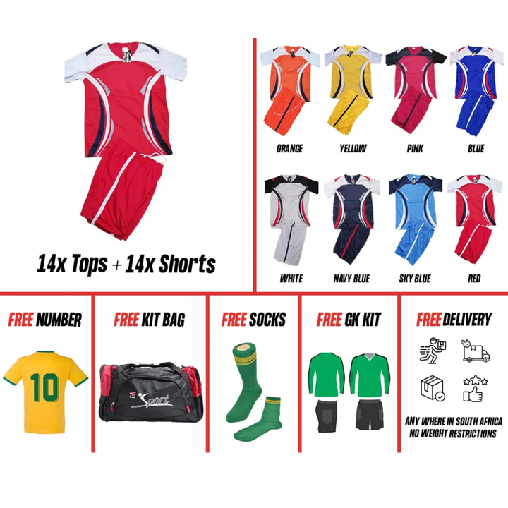 Grip Flash Icepeak | Soccer Kit | Basic Combo-Soccer Kit | soccer kits for sale | custom soccer kits south africa​-Just Brand