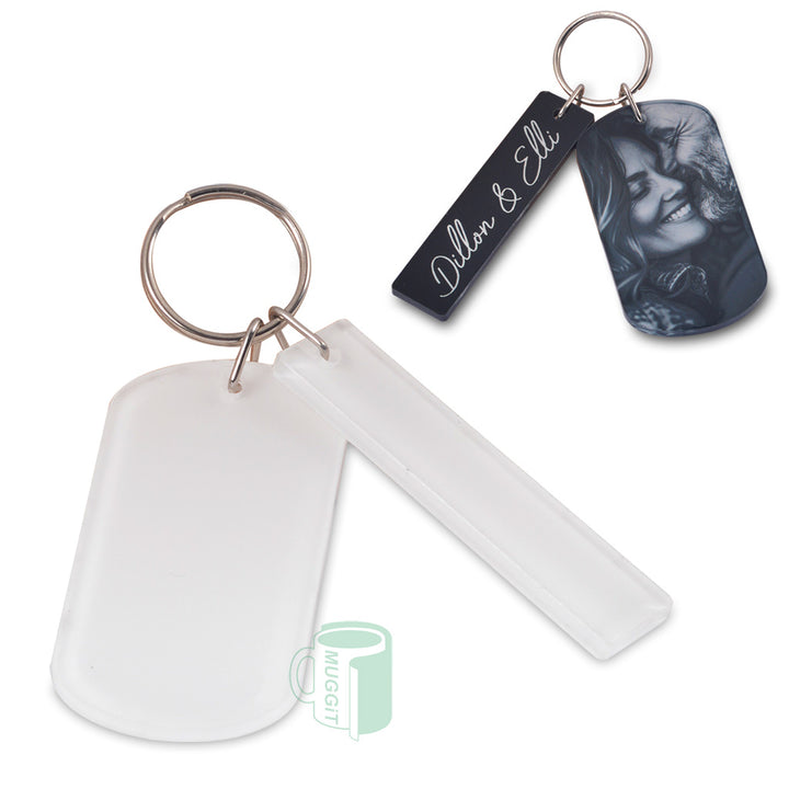 Keyring Sublimer 2T Duo - Pack of 5 - product view 1