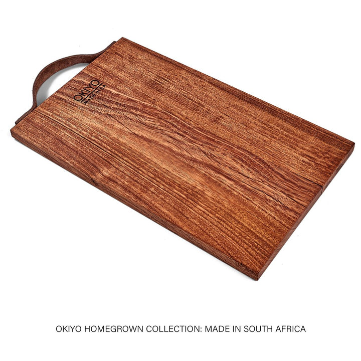 Okiyo Homegrown Large Hardwood Steak Board-Kitchen Paddle Boards-corporate gift ideas for employees-branded corporate gifts | corporate gifts south africa | Just Brand