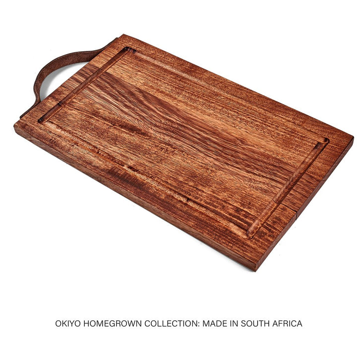 Okiyo Homegrown Large Hardwood Steak Board-Kitchen Paddle Boards-corporate gift ideas for employees-branded corporate gifts | corporate gifts south africa | Just Brand